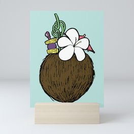 The Coconut Drink Mini Art Print