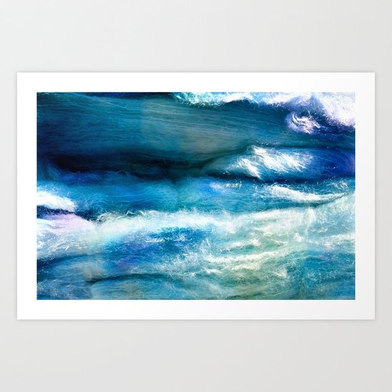 Waves of Wool Art Print