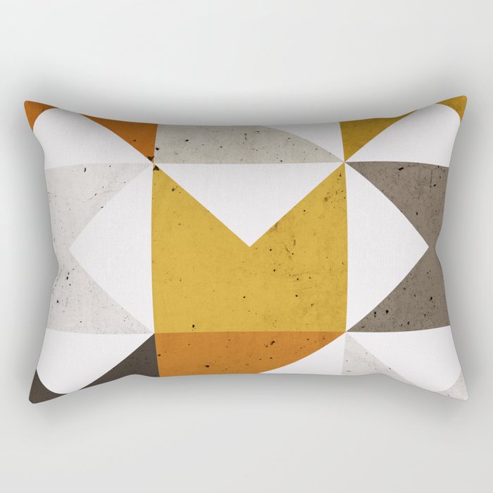 Mid Century Geometric 21 Rectangular Pillow