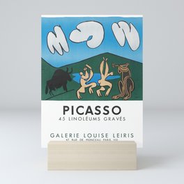 Picasso - 45 Linoleums Graves 1960 Artwork Mini Art Print