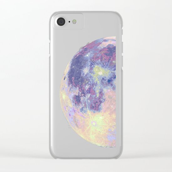 Moon Clear iPhone Case