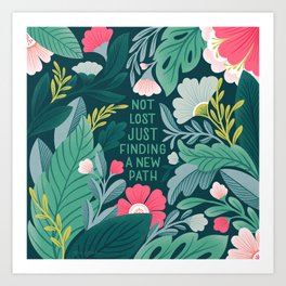 Not Lost by Gia Graham Art Print