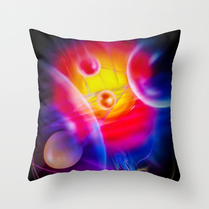 Space and Time Throw Pillow