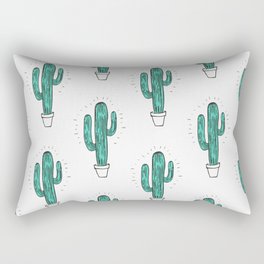Cactus Pattern Rectangular Pillow