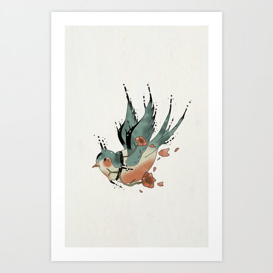 Swallow Art Print