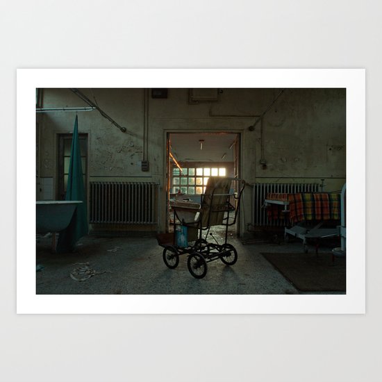 Jesus Wheels Art Print