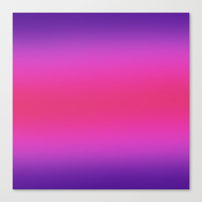 Purple and Pink And Purple Ombre Canvas Print