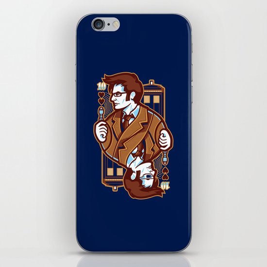 10th of Hearts iPhone & iPod Skin