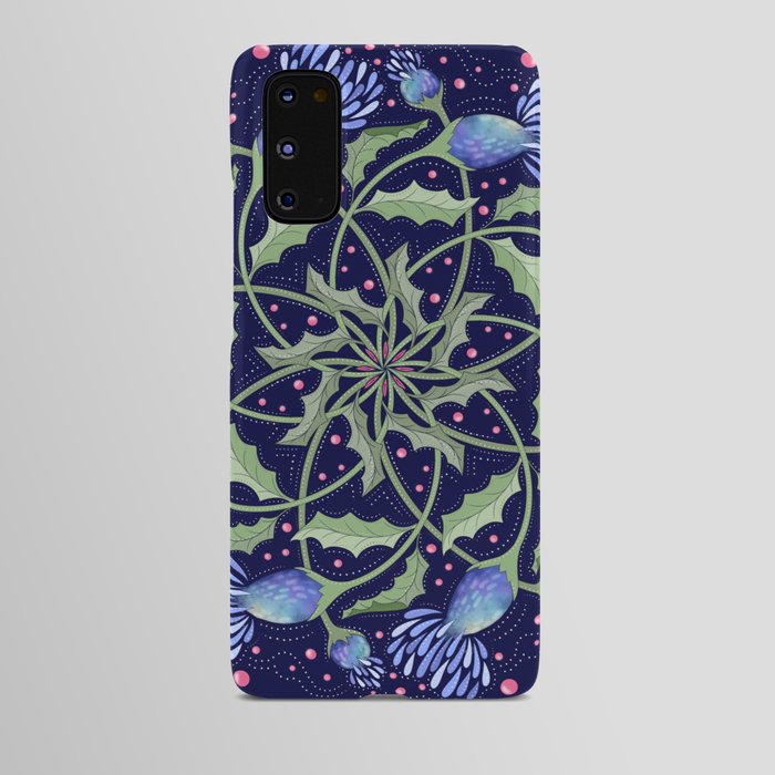 Mandala Wildflower Folk Art Android Case