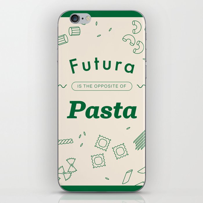 Futura Is The Opposite Of Pasta iPhone Skin