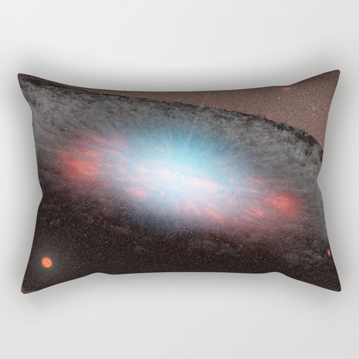 Super Massive Black Hole Rectangular Pillow