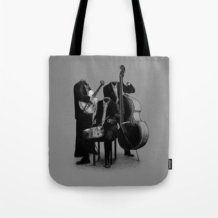 The Invisibles (On Grey) Tote Bag