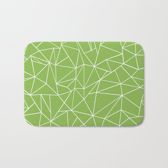 Ab Outline Greeny Bath Mat