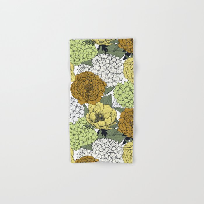 Late spring garden  Hand & Bath Towel