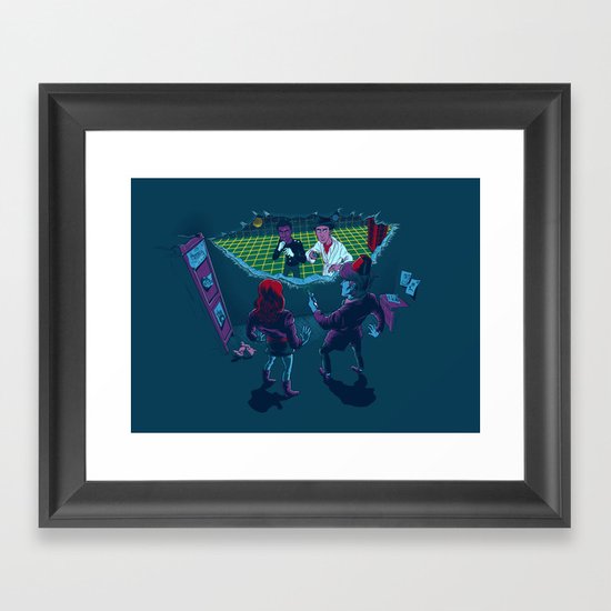 Not where but when, not how but Who? Framed Art Print