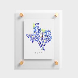 Texas State Bluebonnets Floating Acrylic Print