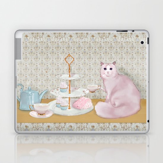 Cat's Tea Party Laptop & iPad Skin