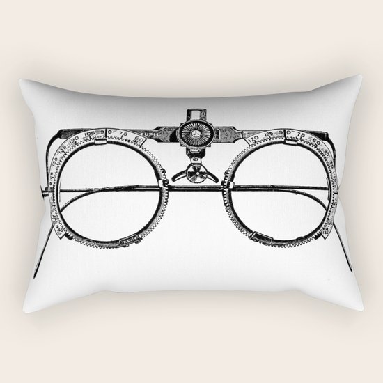 Glasses Rectangular Pillow