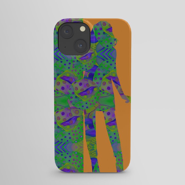 "Be yourself (Pop Fantasy Colorful Woman)" iPhone Case