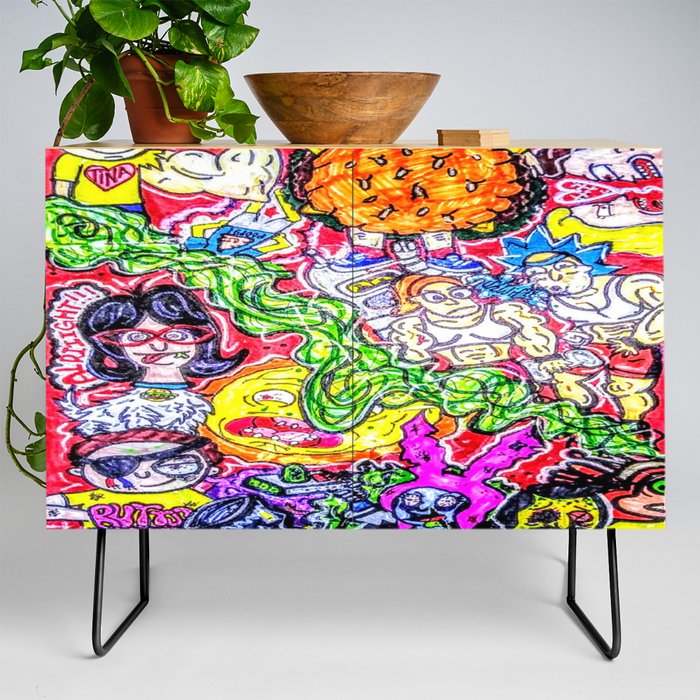 clash of the toons Credenza