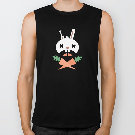 Bunny Death Biker Tank