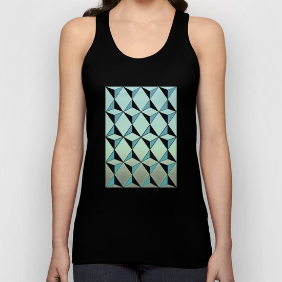 Triangles amd Squares X Unisex Tank Top