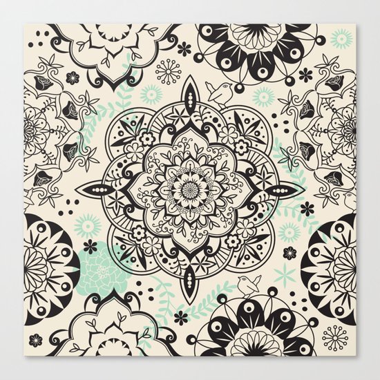 Mandala pattern Canvas Print