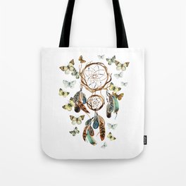 Butterfly Dream Catcher Tote Bag