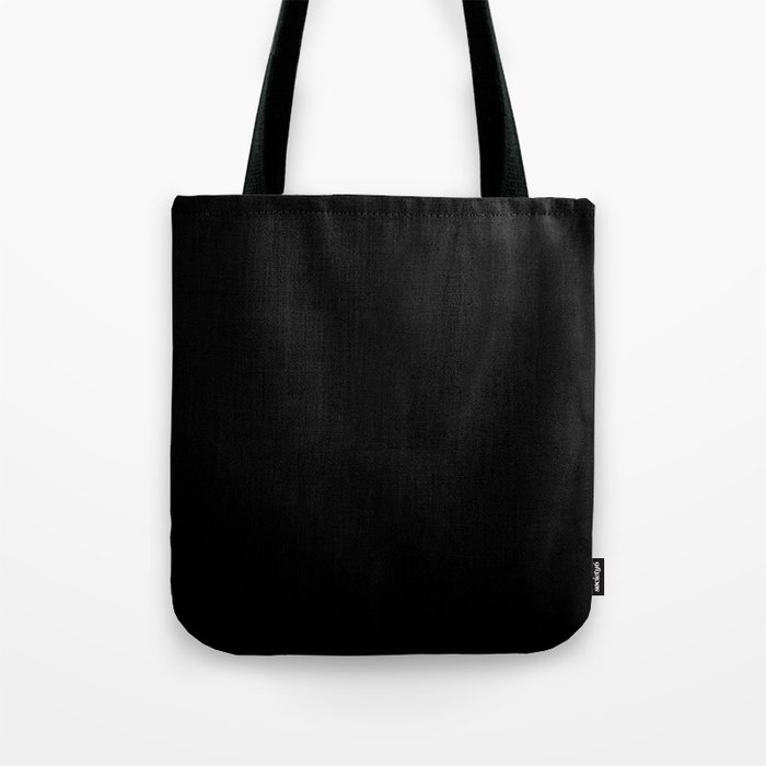 Pure Black - Pure And Simple Tote Bag