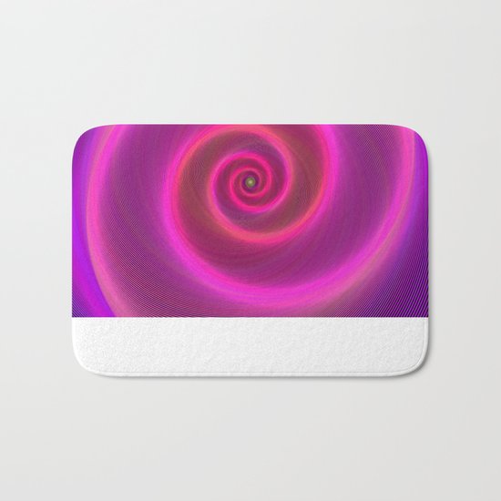 Neon spiral Bath Mat