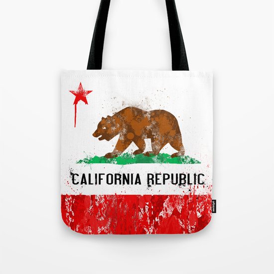 California Flag Tote Bag