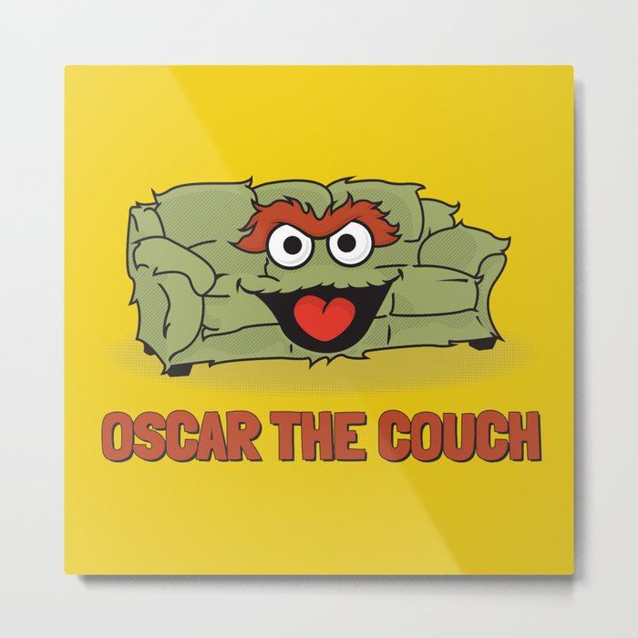 Oscar the Couch Metal Print