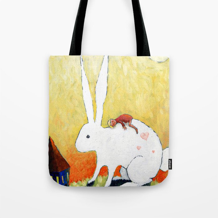 A Soft Friend Bunnies Easter Day Tote Bag