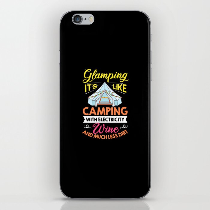 Glamping Tent Camping RV Glamper Ideas iPhone Skin