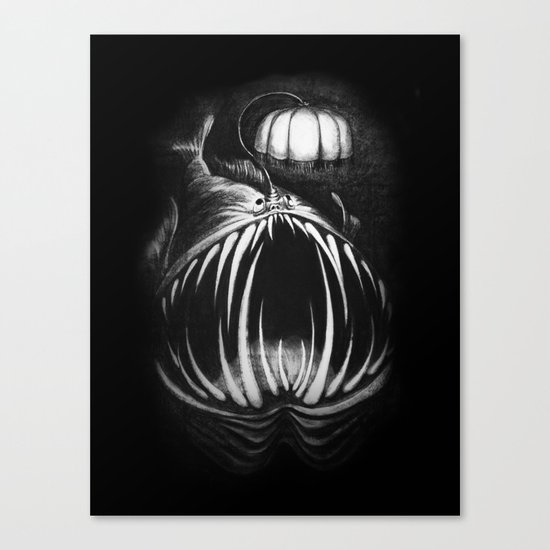 Under The Lampshade Canvas Print