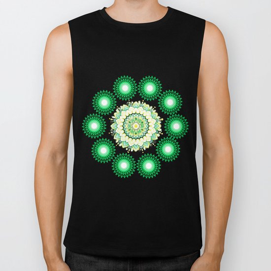 Anahata Flower Mandala Biker Tank