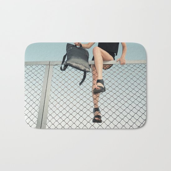 Hoping Fences Bath Mat