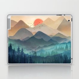 Wilderness Becomes Alive at Night Laptop Skin