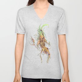Spring Rhizome V Neck T Shirt