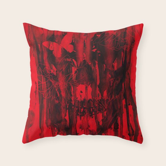 Birth of Oblivion Throw Pillow
