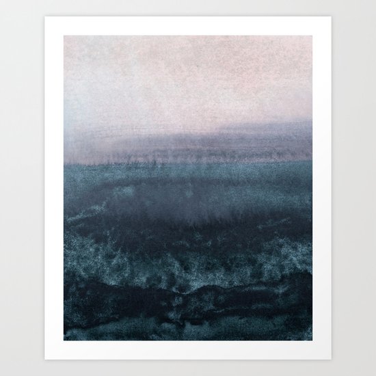 minimalist atmospheric landscape 1 Art Print