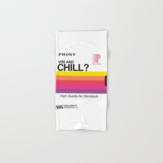 VHS and Chill Hand & Bath Towel