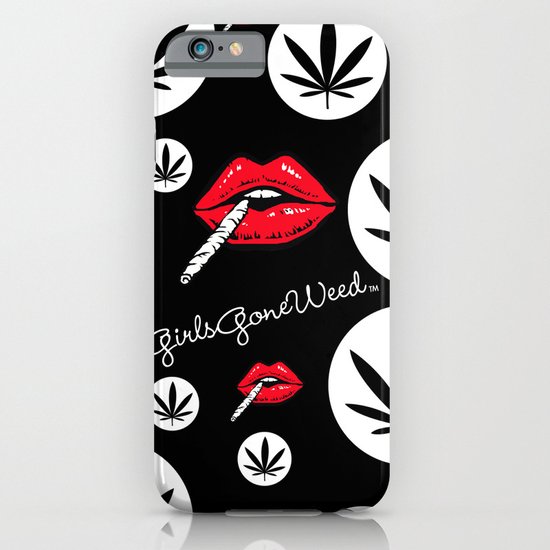 GGDUB - Weed Leaf Red Lips iPhone & iPod Case