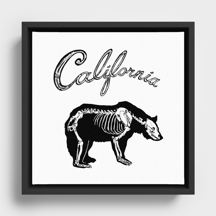 Golden State XRAY Framed Canvas