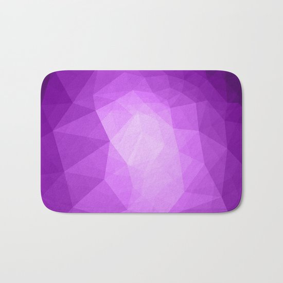 Geometric Polygonal Pattern 04 Bath Mat