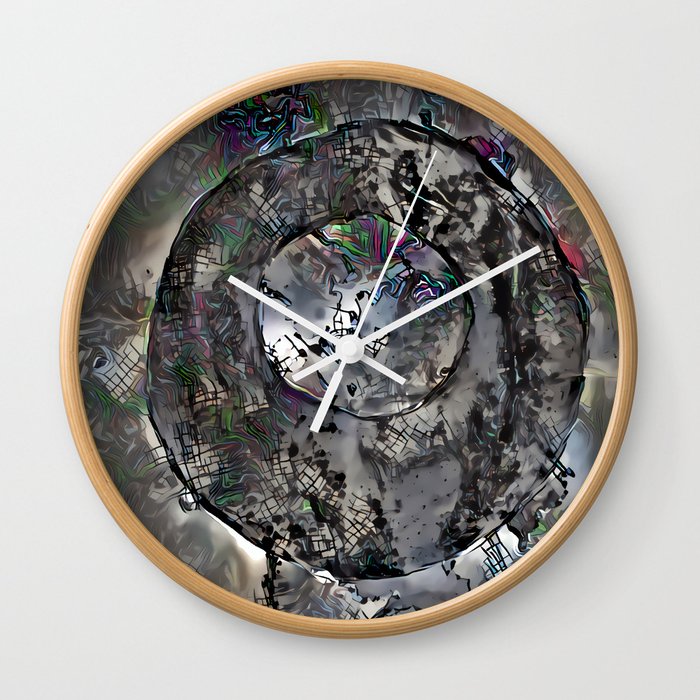 Fractured Brushes In a World Wall Clock