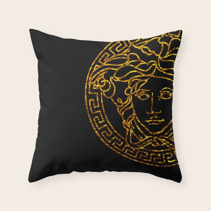 medusa Throw Pillow by ECSTATIC Society6