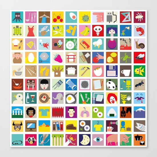 Elements Canvas Print