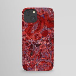 Marble Ruby Sapphire Violet iPhone Case