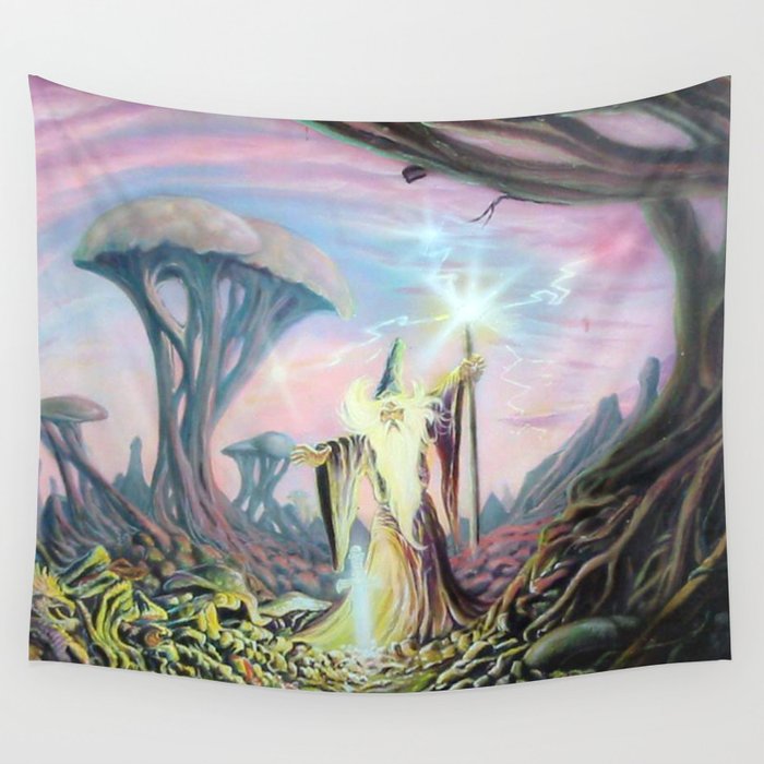 Wizard tapestry hot sale